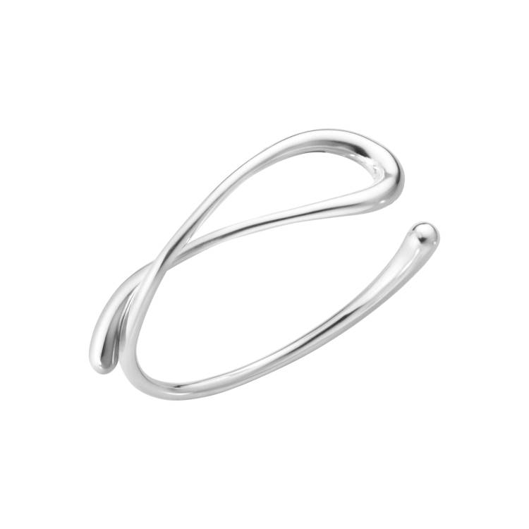 Georg Jensen Mercy Sterling Silver Twist Bangle - Small