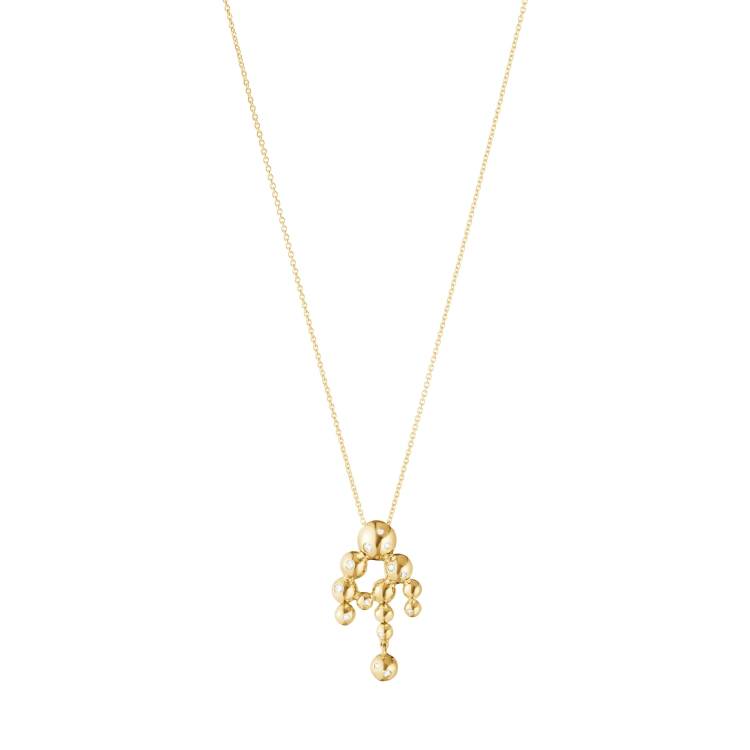 Georg Jensen Moonlight Grapes 18ct Yellow Gold Diamond Chandelier Pendant