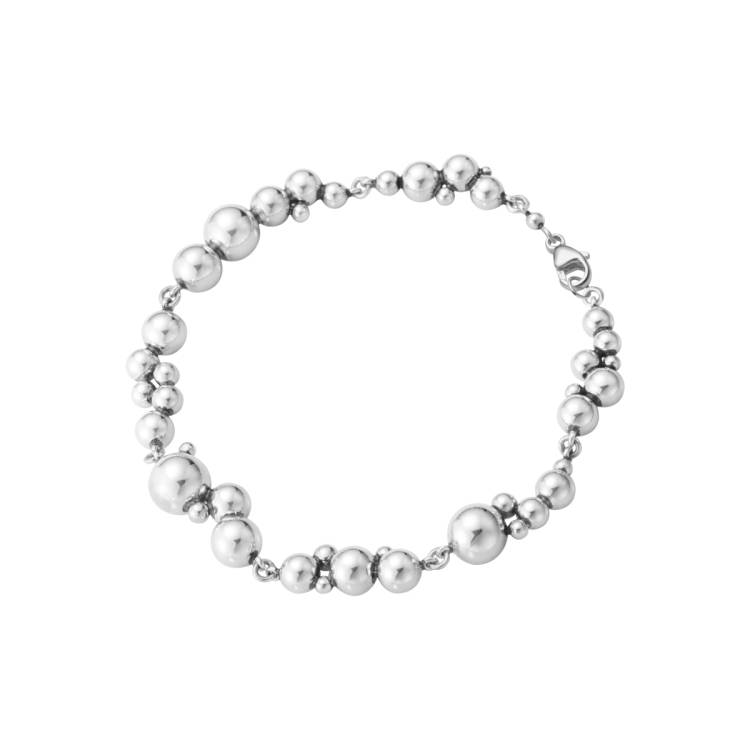 Georg Jensen Moonlight Grapes Sterling Silver Bracelet - Medium