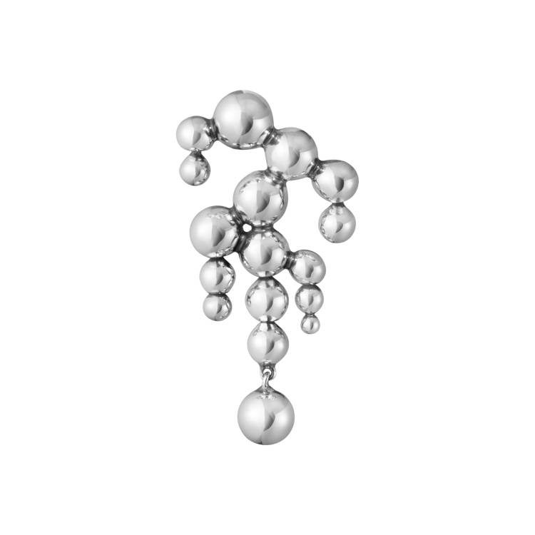 Georg Jensen Moonlight Grapes Sterling Silver Single Chandelier Earring Right