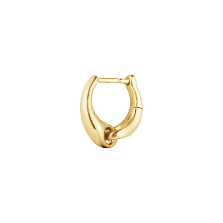 Georg Jensen Reflect 18ct Yellow Gold Small Hoop Single Earring - Gold