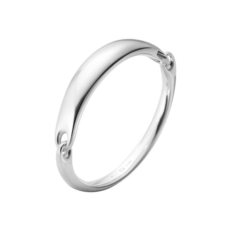 Georg Jensen Reflect Sterling Silver ID Bangle - L