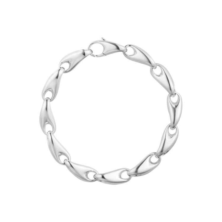 Georg Jensen Reflect Sterling Silver Link Bracelet - Extra Large