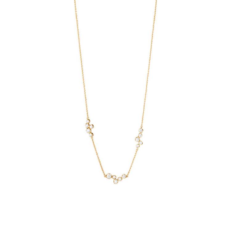 Georg Jensen Signature Diamonds 18ct Yellow Gold 0.47ct Necklace