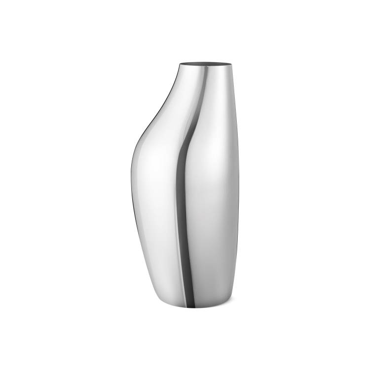 Georg Jensen Sky Stainless Steel Floor Vase