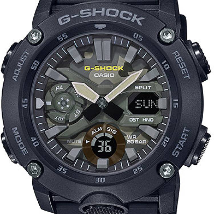 G-Shock Watch Alarm Camouflage Mens