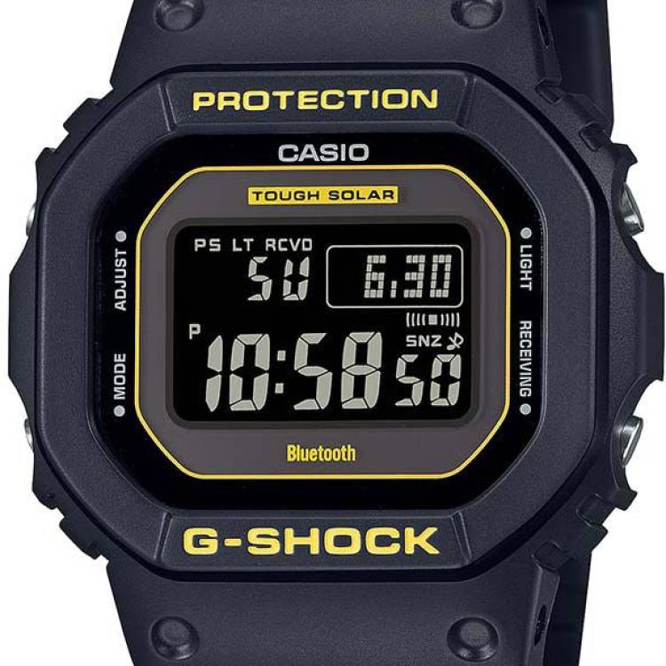 G-Shock Watch Black Caution Yellow Mens