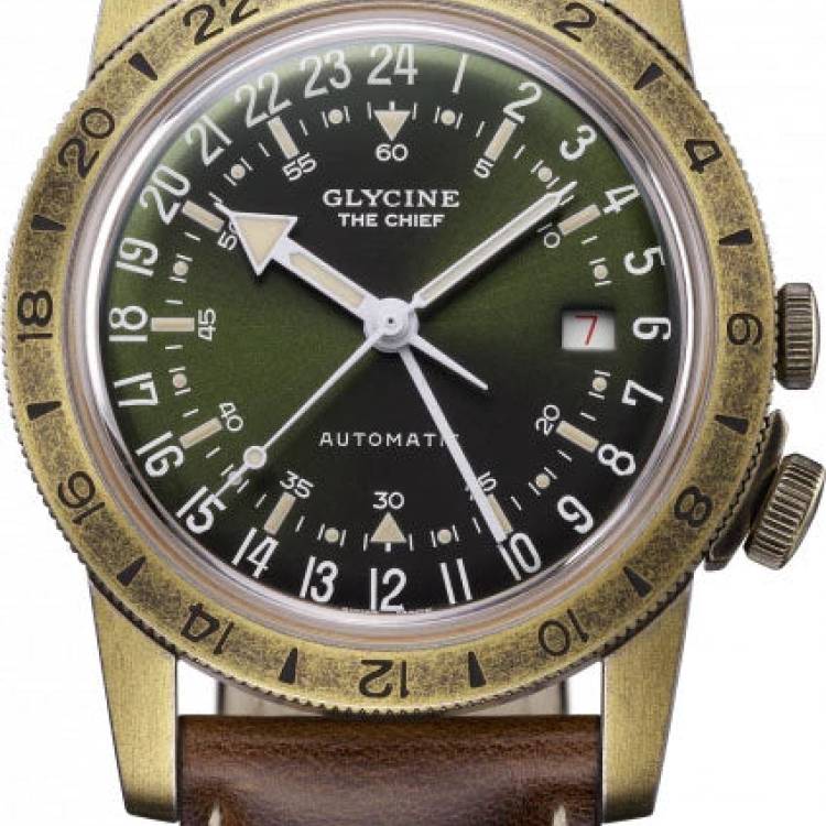 Glycine Watch Airman The Chief - Green