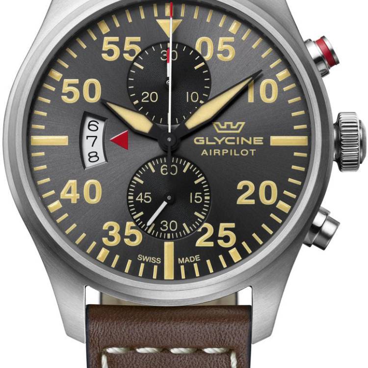 Glycine Watch Airpilot Chrono 44 - Grey