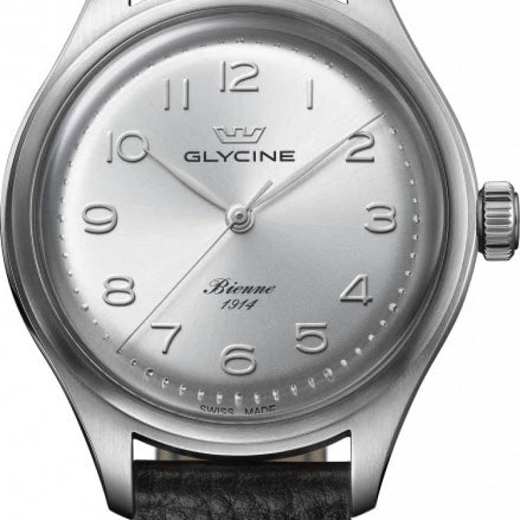 Glycine Watch Bienne 1914 39 - Silver