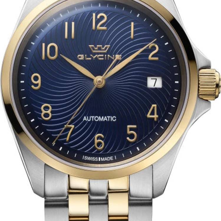 Glycine Watch Combat 6 Lady Classic 36 - Blue