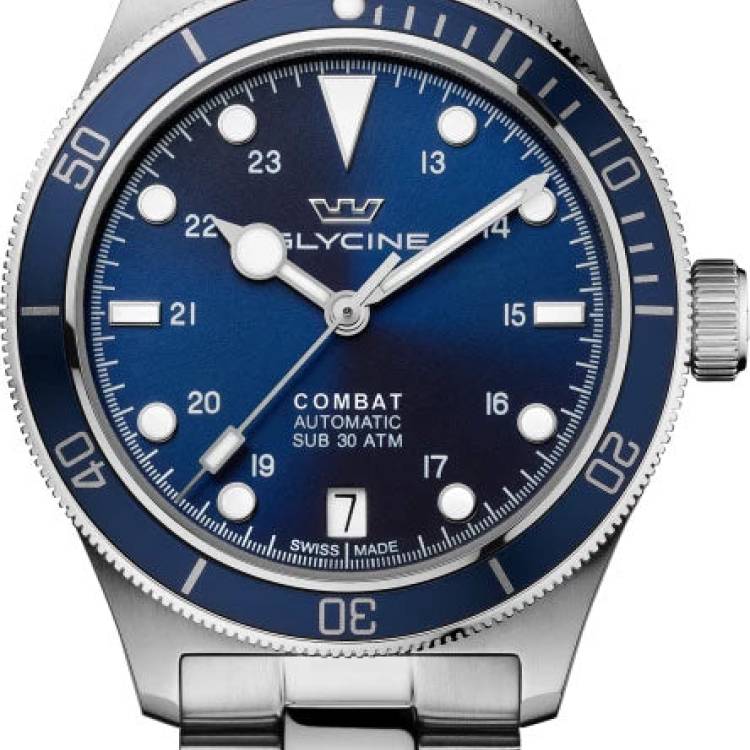 Glycine Watch Combat Sub 36 - Blue