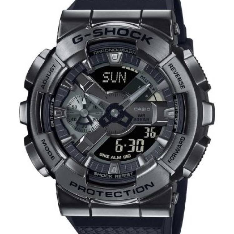 G-Shock Watch Metal Covered Black on Black Edition