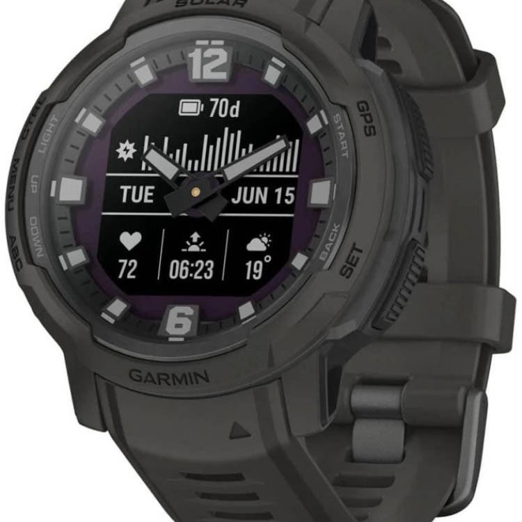 Garmin Watch Instinct Crossover Solar Graphite