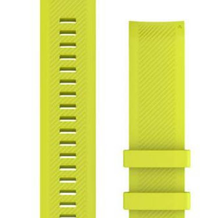 Garmin Watch Band QuickFit 22 Amp Yellow Silicone - Yellow