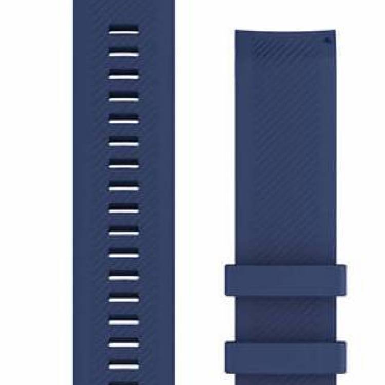 Garmin Watch Band QuickFit 22 Navy Blue Silicone - Blue