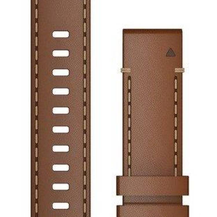 Garmin Watch Band QuickFit 22 Italian Vacchetta Leather - Brown