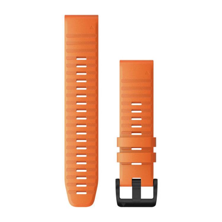 Garmin Watch Band QuickFit 22 Ember Orange Silicone - Orange