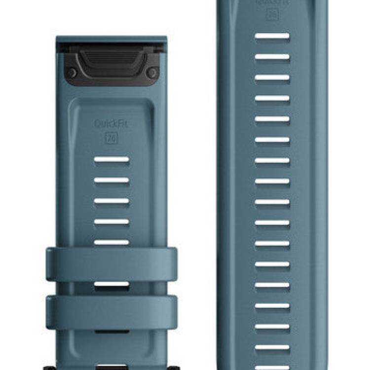 Garmin Watch Band QuickFit 26 Lakeside Blue Silicone - Blue