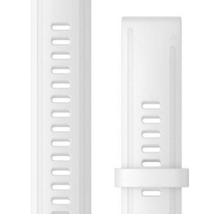 Garmin Watch Band QuickFit 20 White/Black Buckle - White