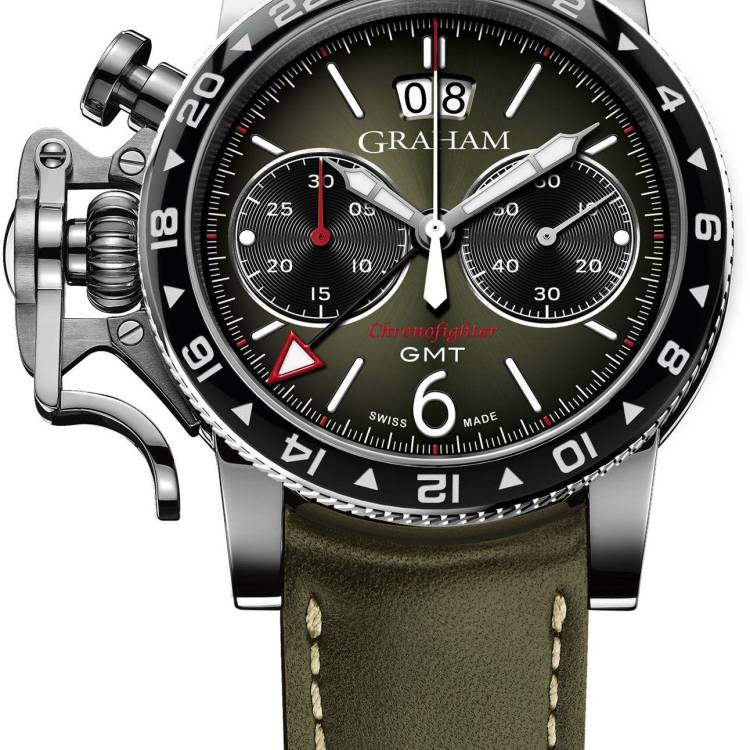 Graham Watch Chronofighter Vintage GMT - Green