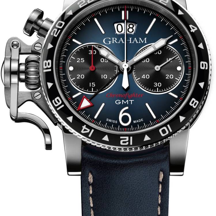 Graham Watch Chronofighter Vintage GMT - Blue