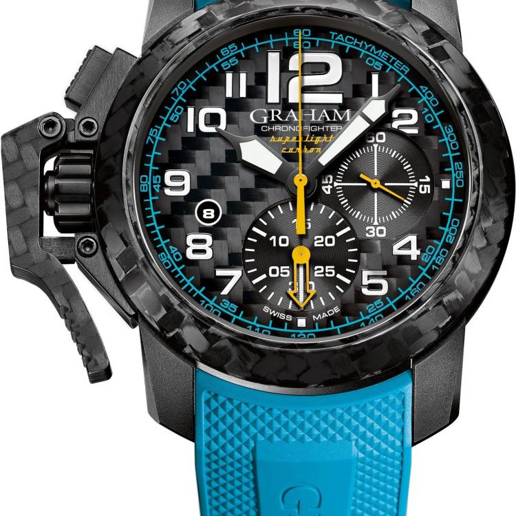 Graham Watch Chronofighter Superlight Carbon - Black