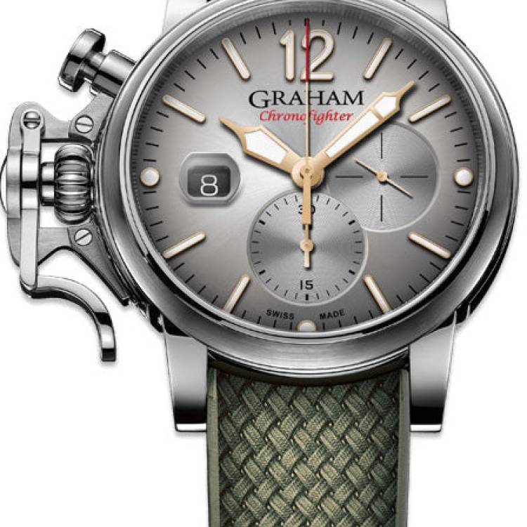 Graham Watch Chronofighter Grand Vintage - Silver