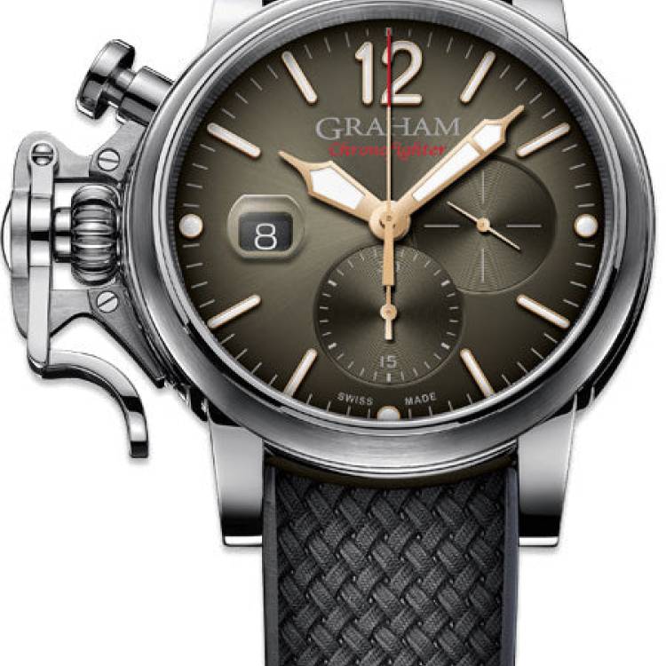Graham Watch Chronofighter Grand Vintage - Brown