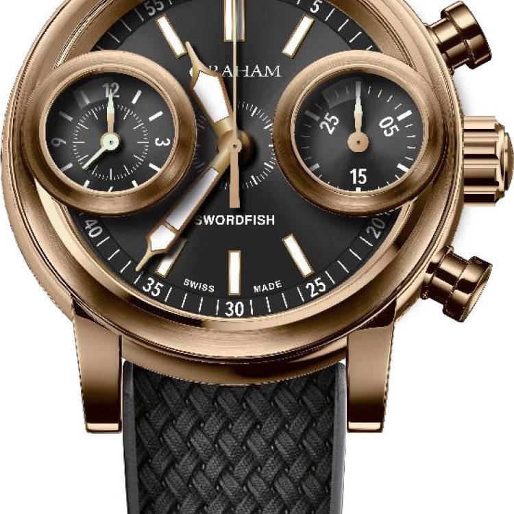 Graham Watch Swordfish Bronze - Black