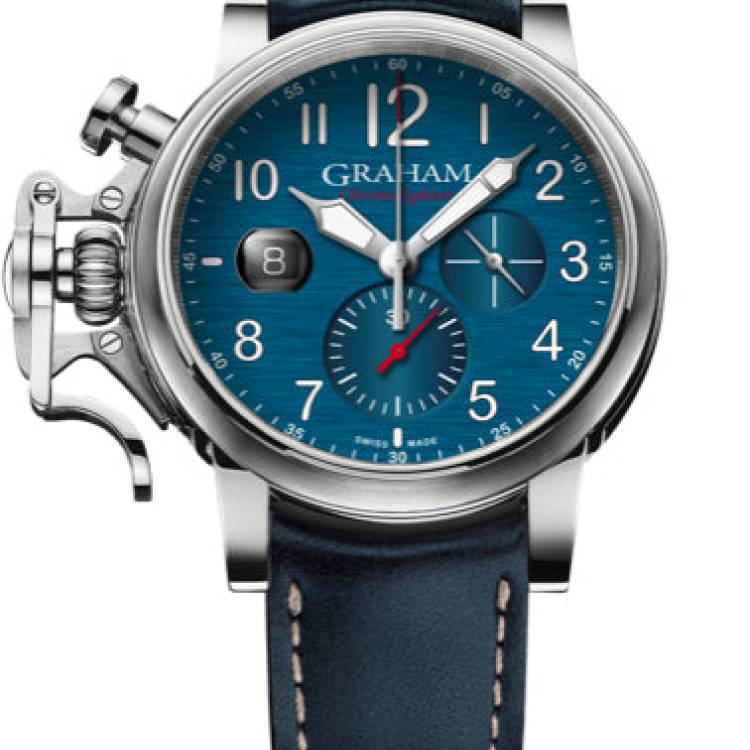 Graham Watch Chronofighter Grand Vintage - Blue