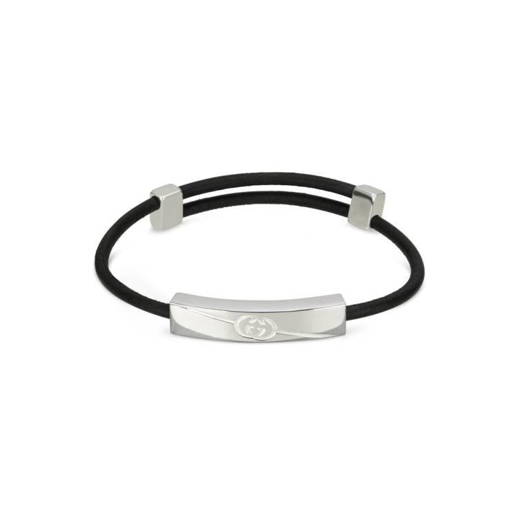 Gucci Interlocking Sterling Silver Bracelet