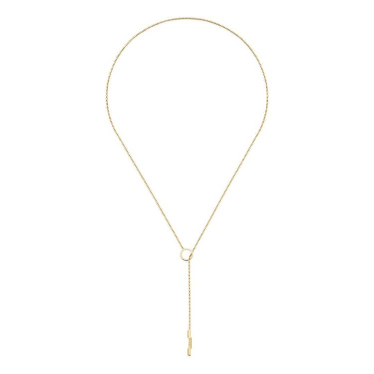 Gucci Link to Love 18ct Yellow Gold Lariat Necklace - Gold