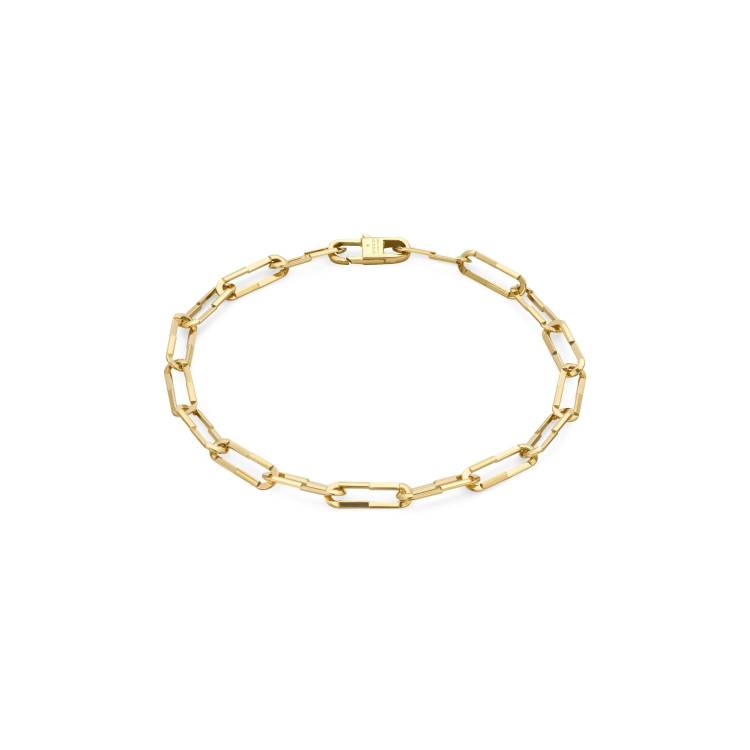 Gucci Link to Love 18ct Yellow Gold Chain Bracelet - 18cm