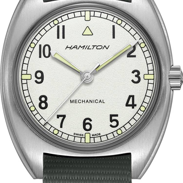 Hamilton Watch Khaki Aviation Pilot Pioneer Mechanical - Silver