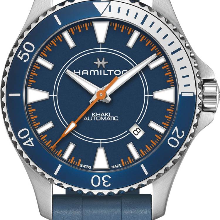 Hamilton Watch Khaki Navy Scuba Auto Syroco Special Edition - Blue