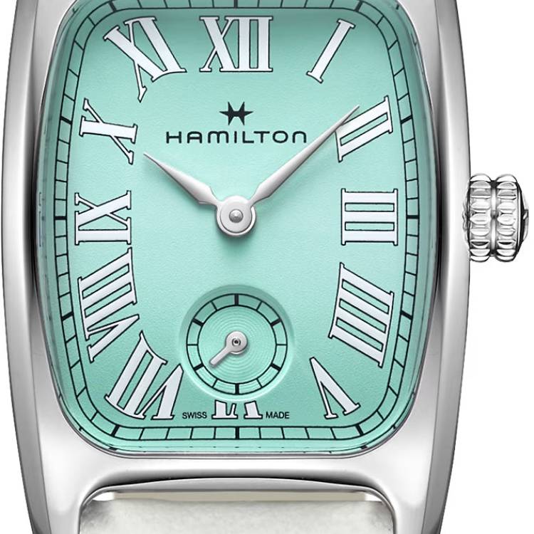 Hamilton Watch American Classic Boulton Small Second Turquoise