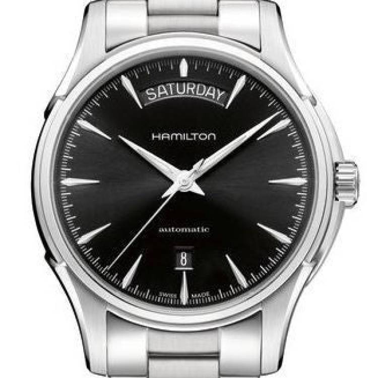 Hamilton Watch Jazzmaster Day Date Auto - Black