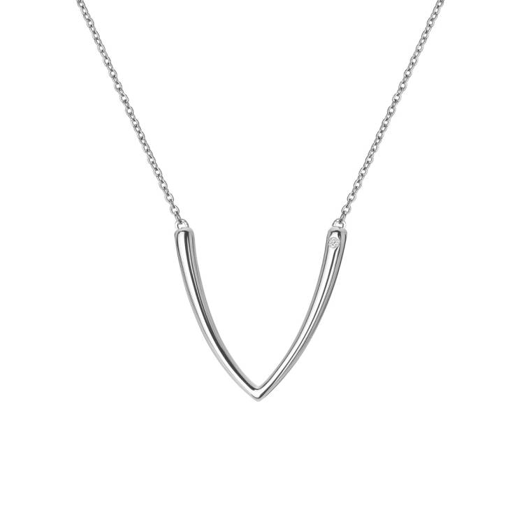 Hot Diamonds Reflect Sterling Silver Necklace - Silver