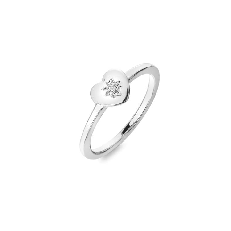 Hot Diamonds Sterling Silver Heart Ring - N