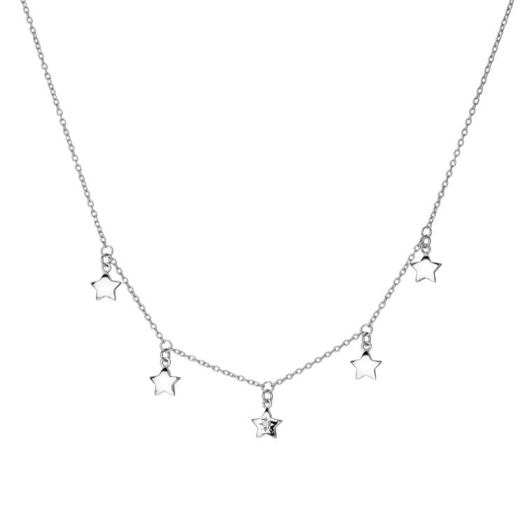 Hot Diamonds Sterling Silver Star Necklace - Silver