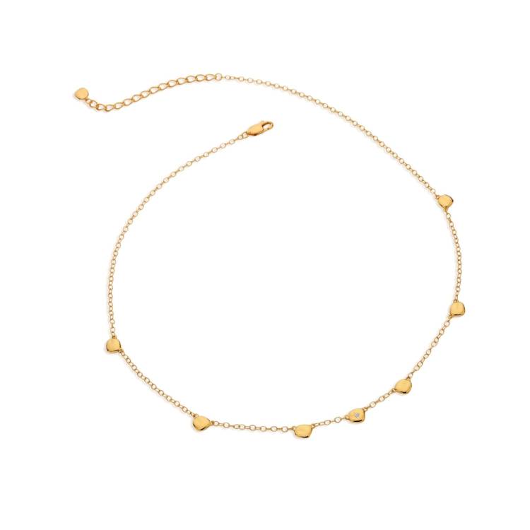 Hot Diamonds x Jac Jossa Beach Gold Plated Sterling Silver Necklace - Silver
