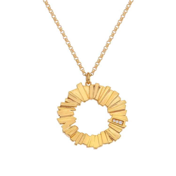 Hot Diamonds x Jac Jossa Believe Gold Plated Sterling Silver Pendant - Silver