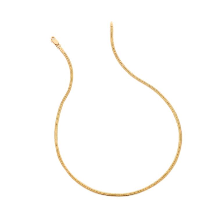 Hot Diamonds x Jac Jossa Embrace Oval Snake Chain Necklace 40 - 45cm - Silver