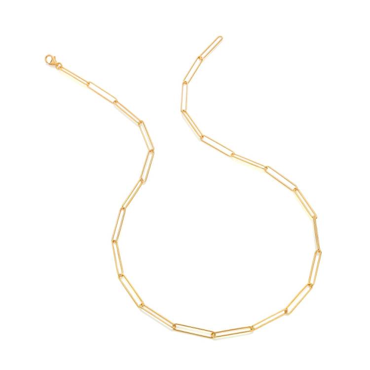 Hot Diamonds x Jac Jossa Embrace Square Wired Chain Necklace 50cm - Silver