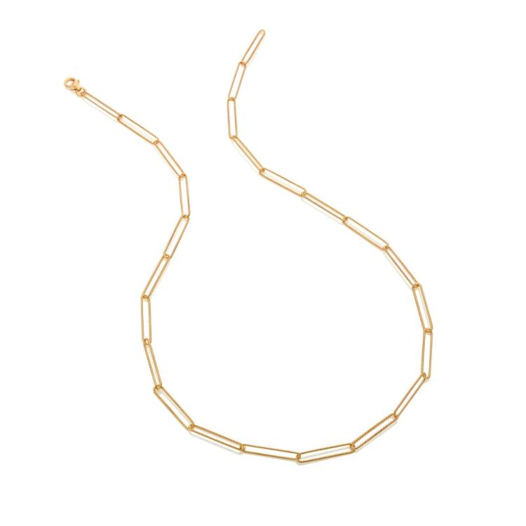 Hot Diamonds x Jac Jossa Embrace Twisted Wired Chain Necklace 50cm - Silver