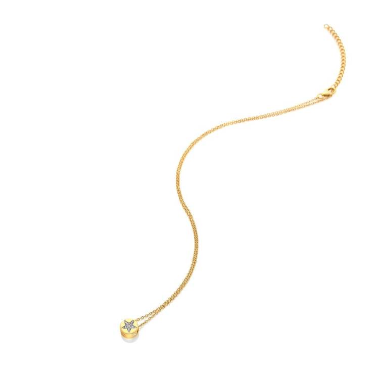 Hot Diamonds x Jac Jossa Gold Plated Sterling Silver Star Necklace