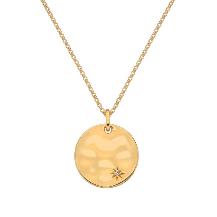 Hot Diamonds x Jac Jossa Lunar Gold Plated Sterling Silver Large Pendant - Silver