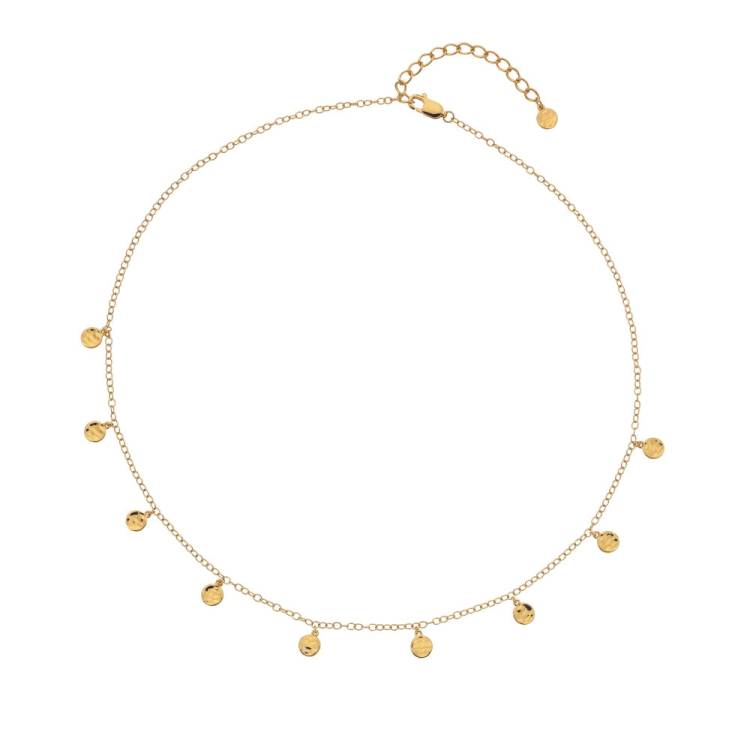 Hot Diamonds x Jac Jossa Lunar Gold Plated Sterling Silver Necklace - Silver