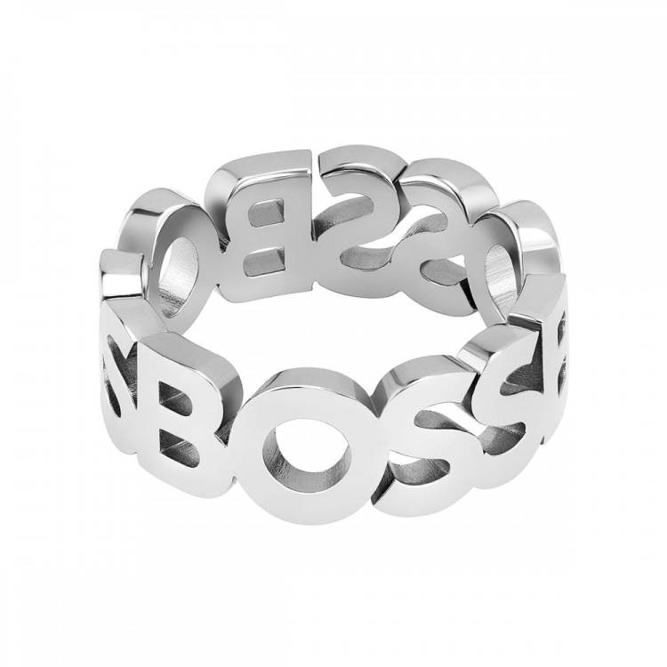 Boss Kassy Stainless Steel Gents Ring - L